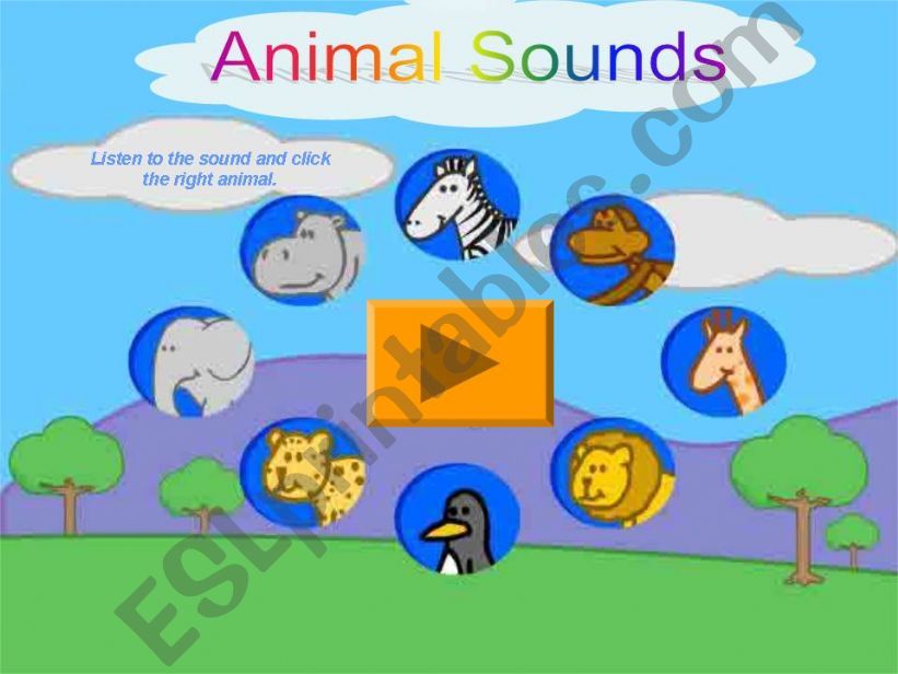 Animal Sounds Game  powerpoint