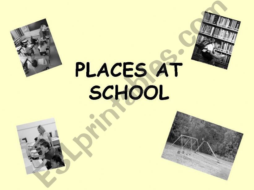Places at school powerpoint