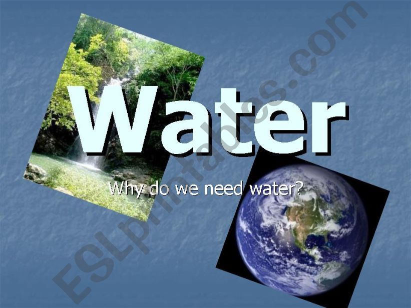 Water (pollution) powerpoint