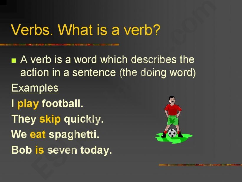 verbs powerpoint