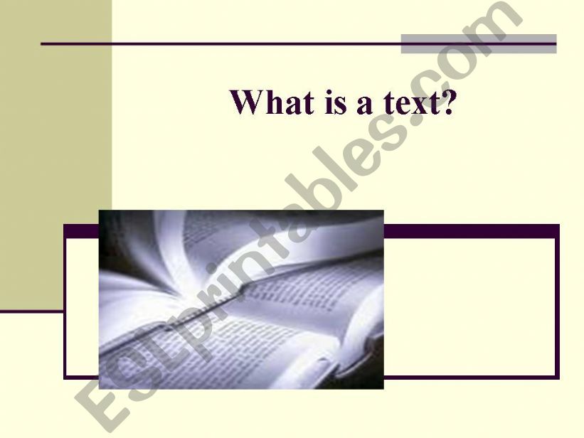 What is a text powerpoint