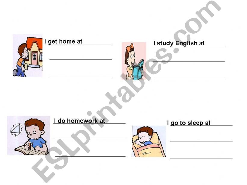 Daily routines powerpoint