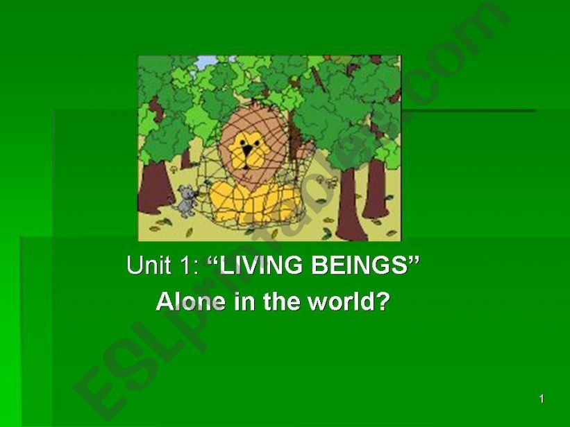 living beings powerpoint