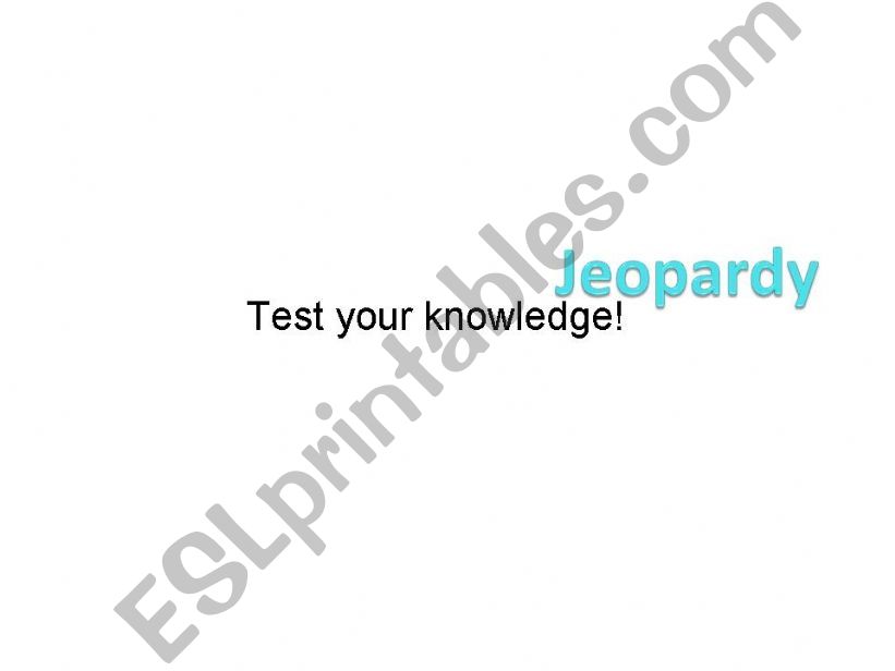 Jeopardy 2 powerpoint