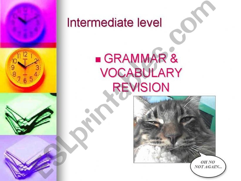 upper-intermediate revision games