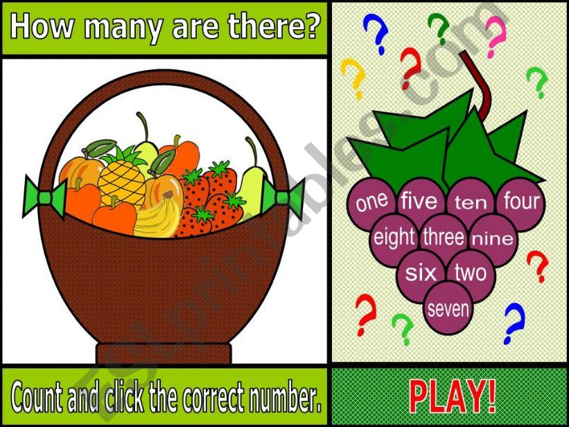 How many apples are there? - game