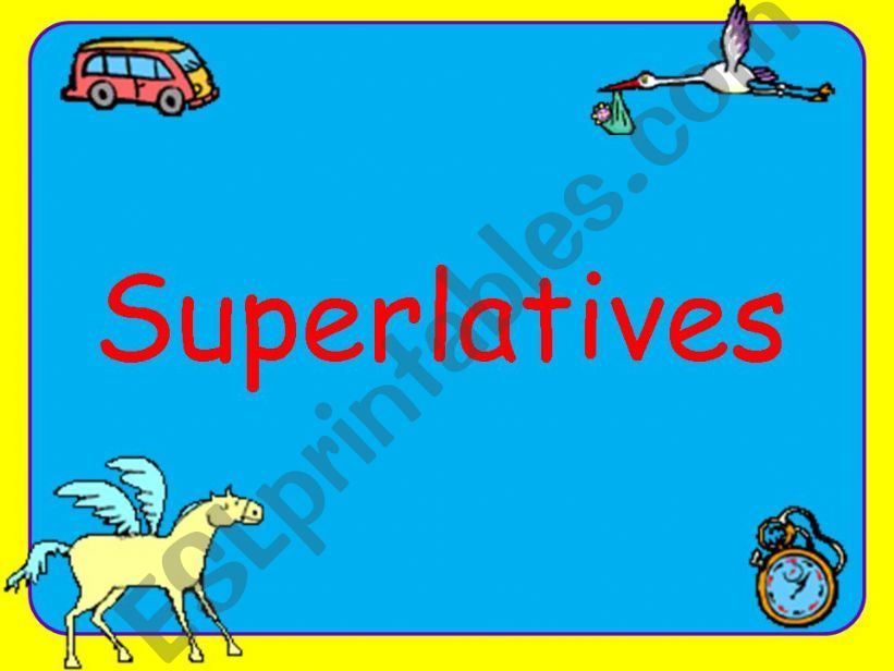 The Superlatives  powerpoint