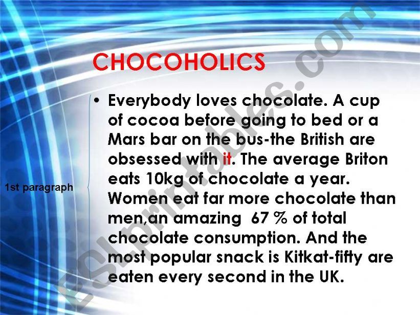 chocoholics powerpoint