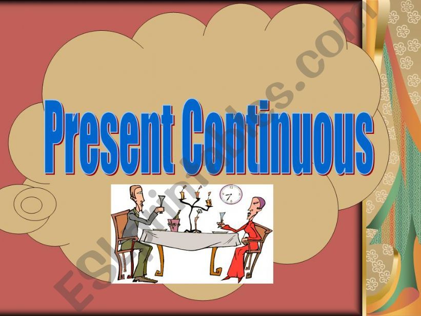 The present continous powerpoint