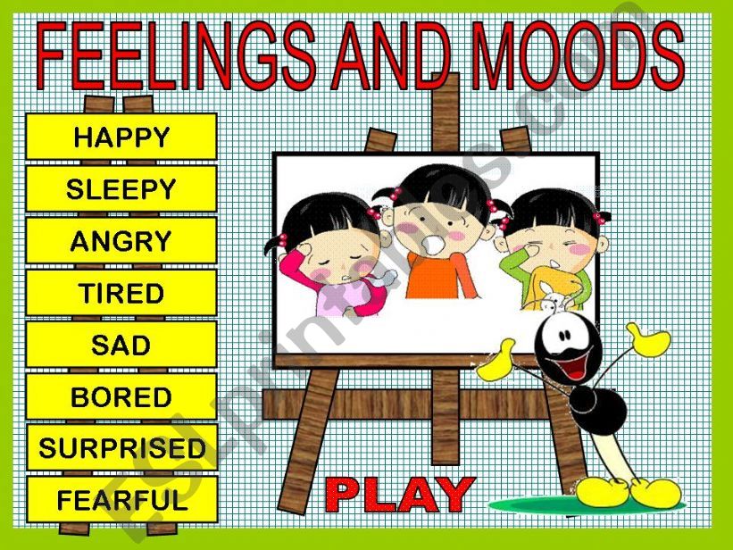 FEELINGS AND MOODS - GAME powerpoint