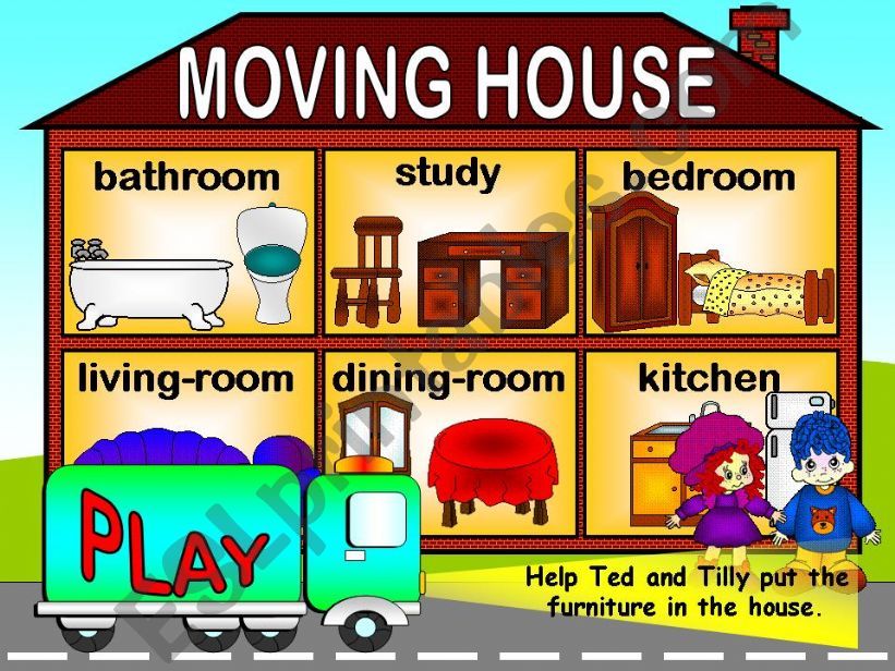 Moving house - game powerpoint