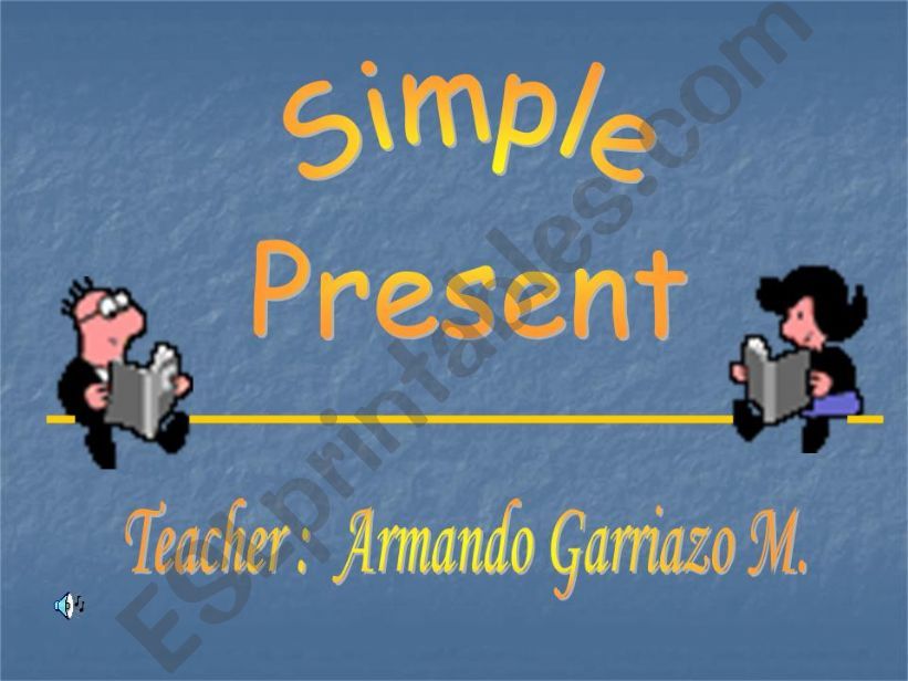 Simple present  powerpoint