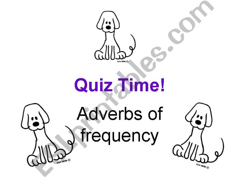 Adverbs of Frequency powerpoint