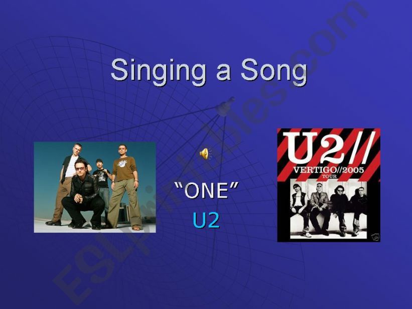 one U2 powerpoint