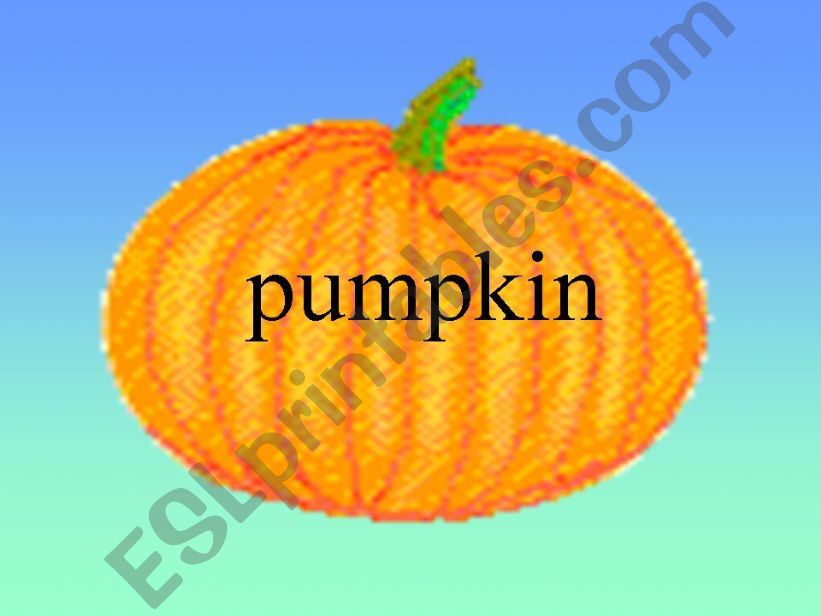 Halloween Vocabulary powerpoint