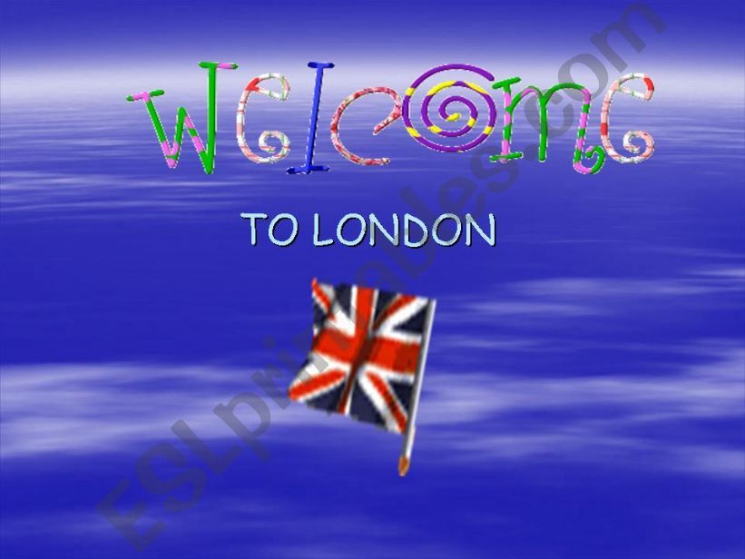 The UK-Welcome to London 3 powerpoint