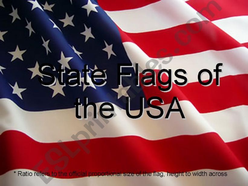 State Flags of the USA (1/2) powerpoint