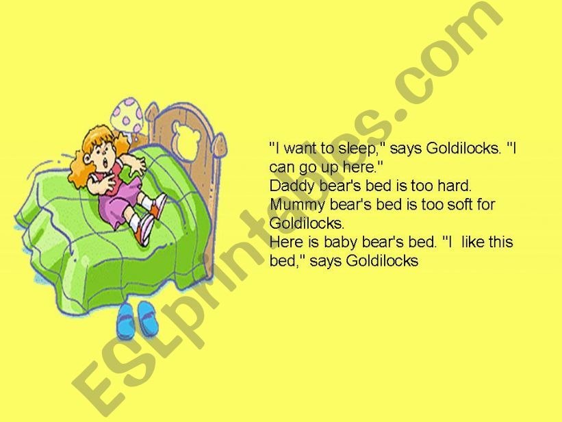 Goldilocks and the three bears 2