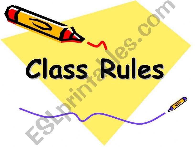 Class Rules powerpoint