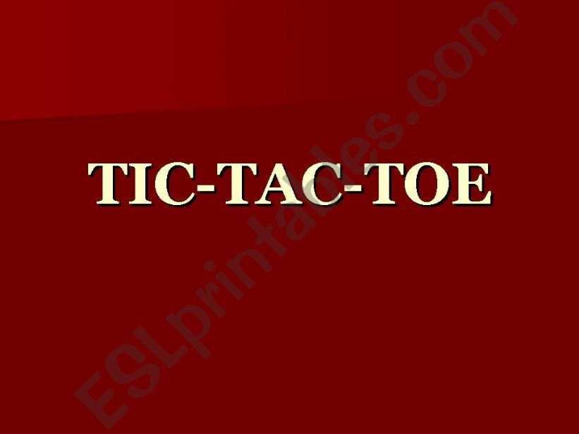 Careers in Tictactoe powerpoint