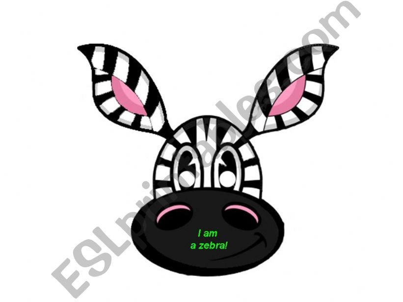 cute animal masks powerpoint