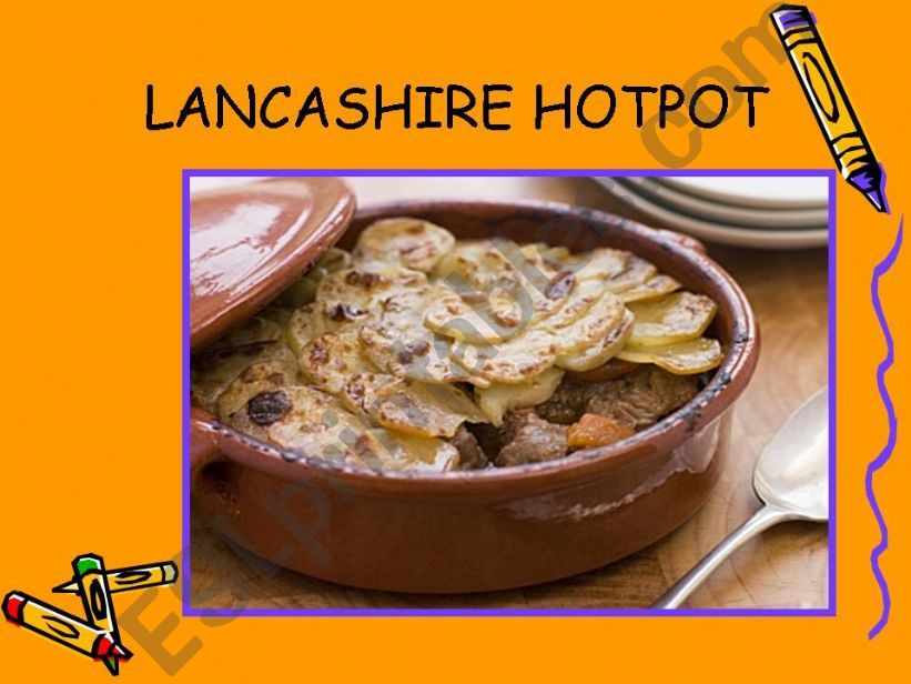english traditional dishes powerpoint