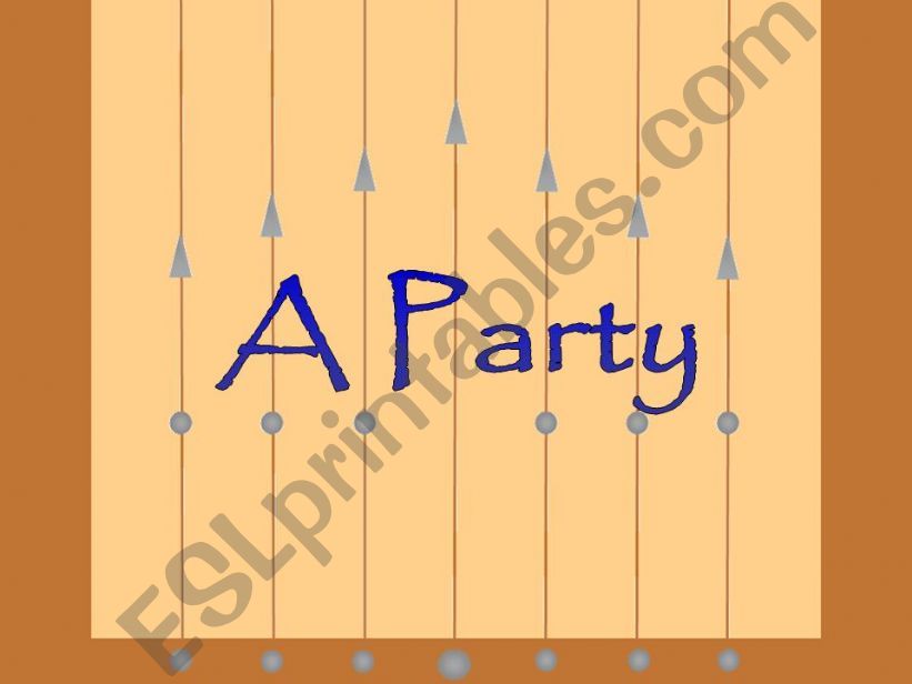 A Party - Invitation powerpoint