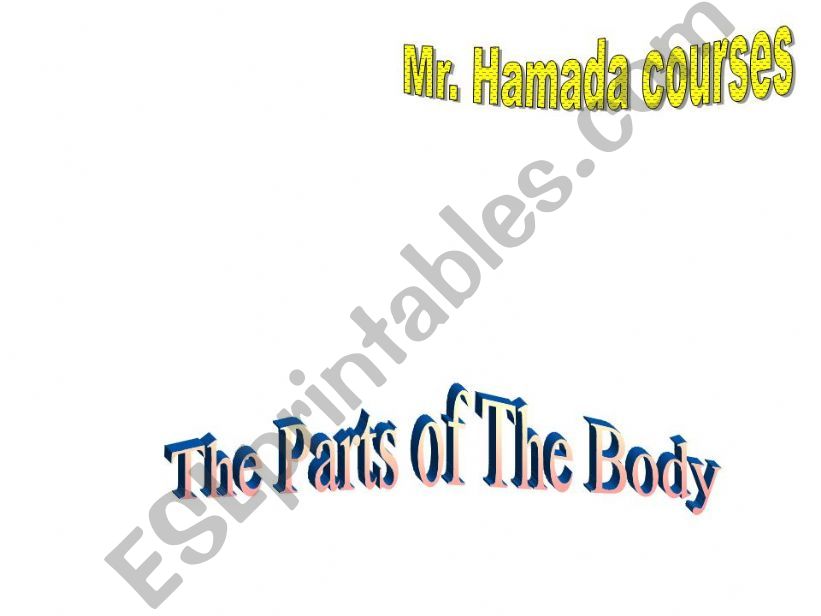 parts of the body powerpoint