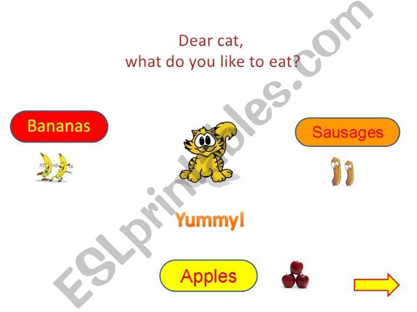 DO NOT download (I have an updated version) What do you like to eat PPT GAME