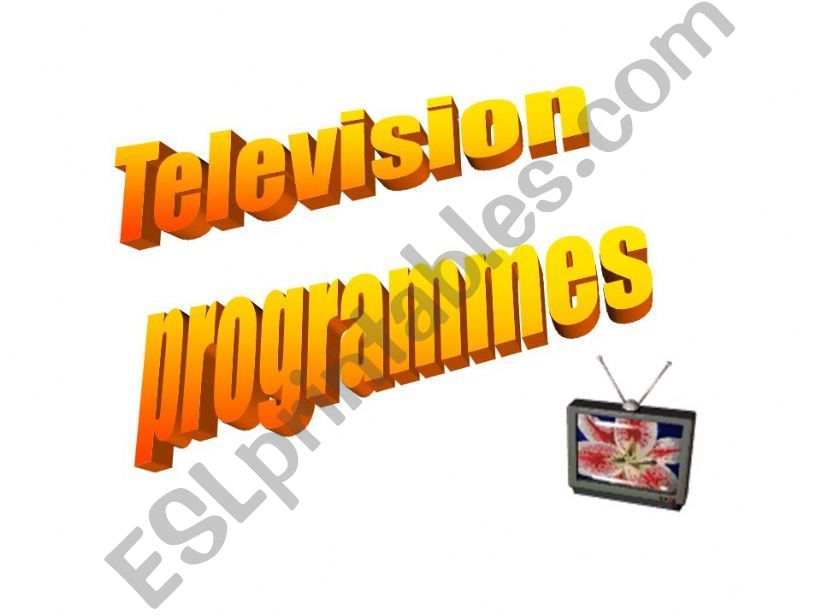 television programmes powerpoint