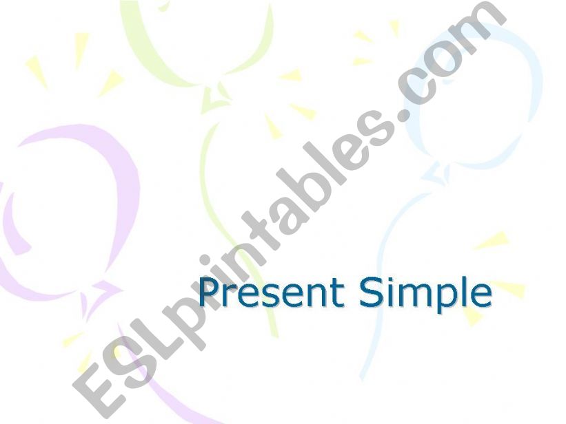 Present Simple powerpoint