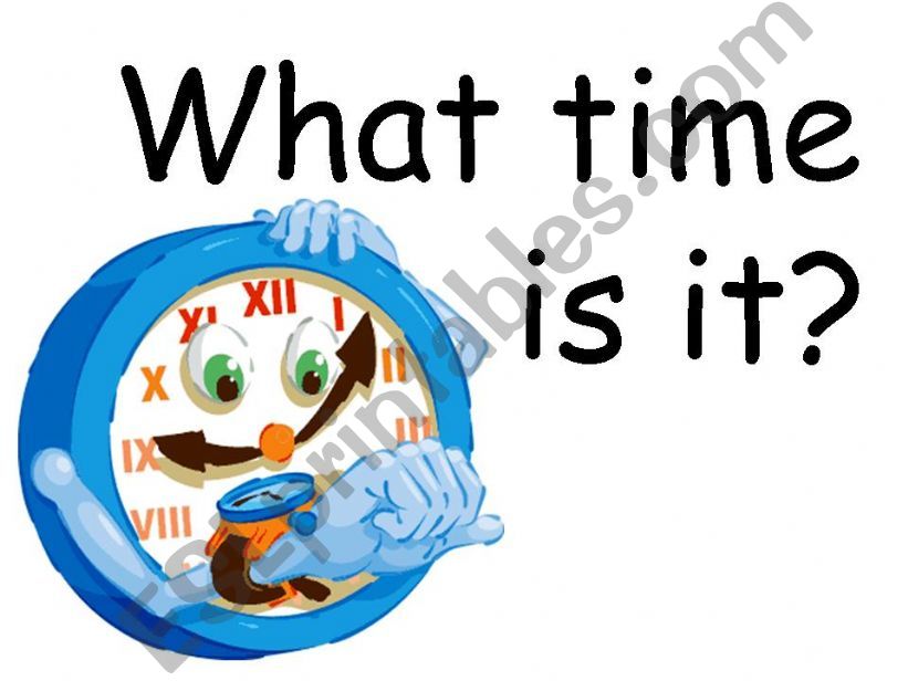 What time is it? powerpoint