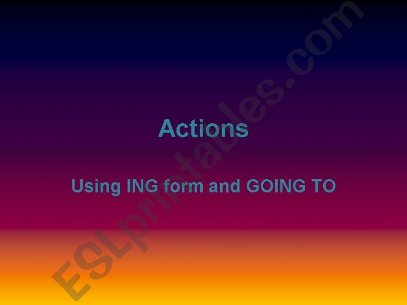 actions powerpoint