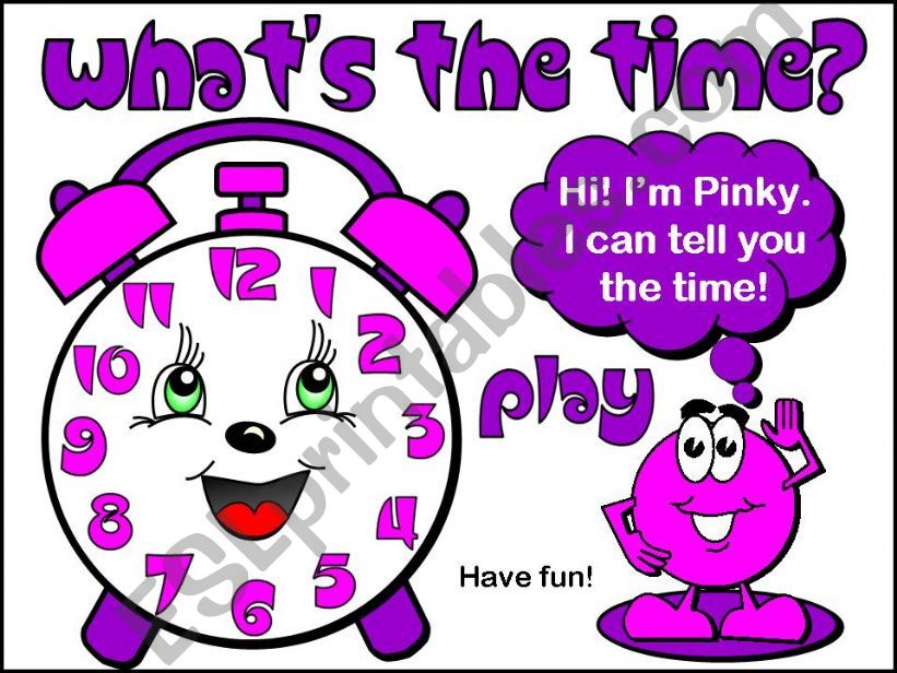 Whats the time? - game powerpoint