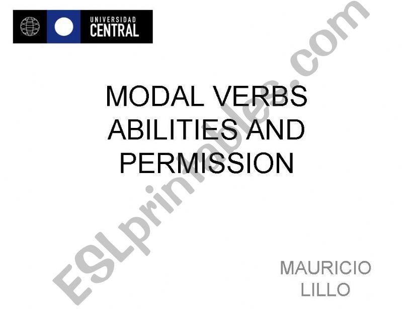 modal verbs  powerpoint