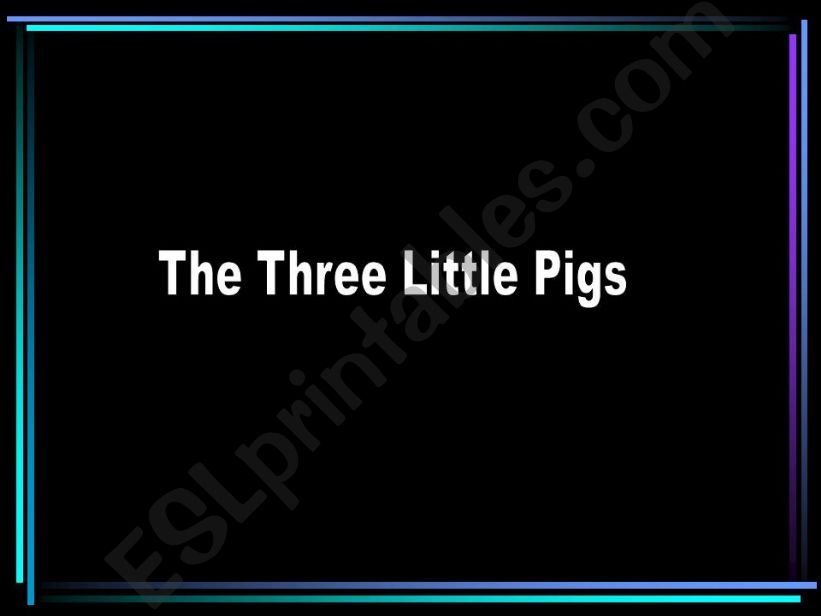 the three little pigs powerpoint