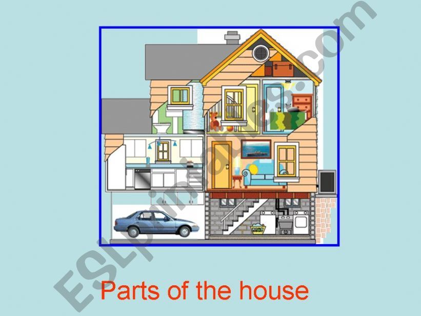 Parts of the house powerpoint