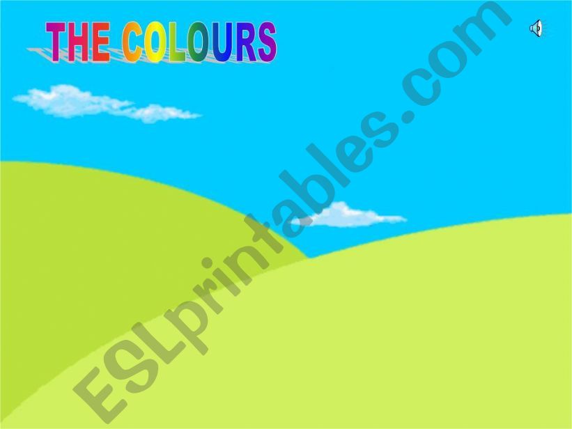 THE COLOURS powerpoint