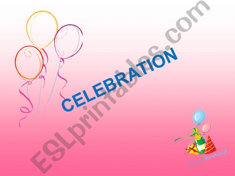 Celebration powerpoint