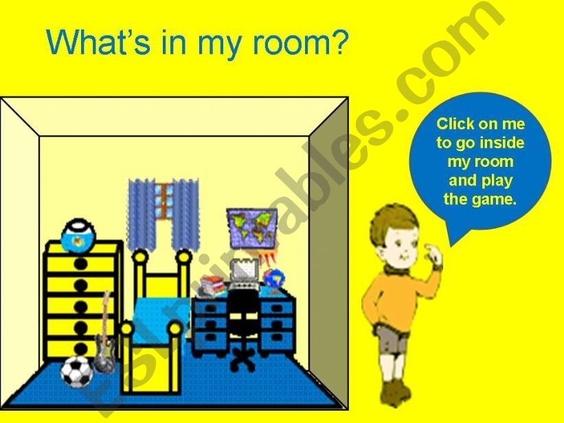 Whats in my room? powerpoint