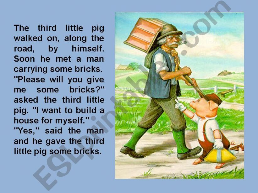 The three little pigs 7 of 21 powerpoint