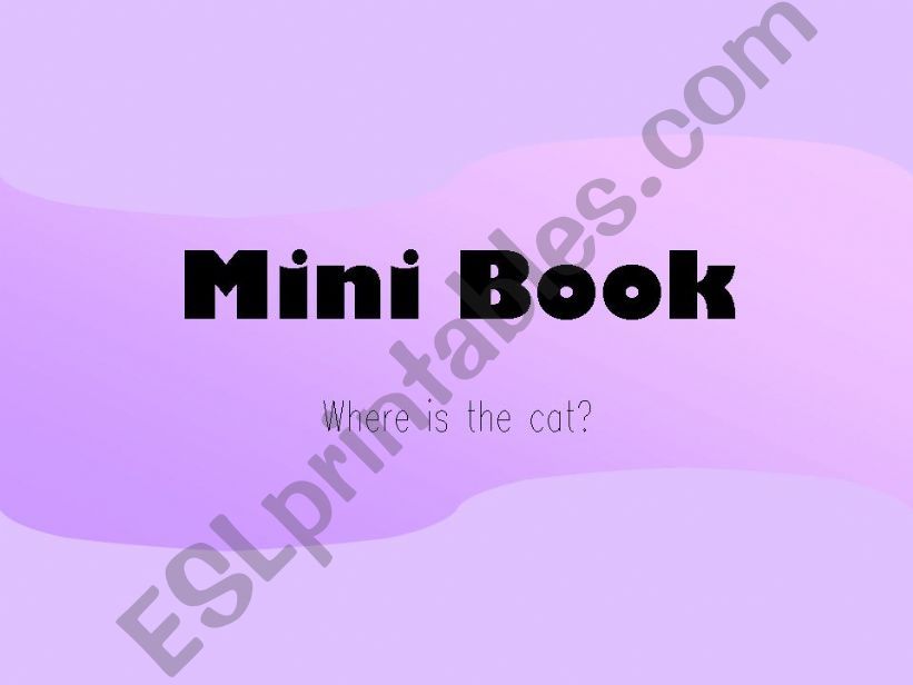 Prepositions mini-book powerpoint