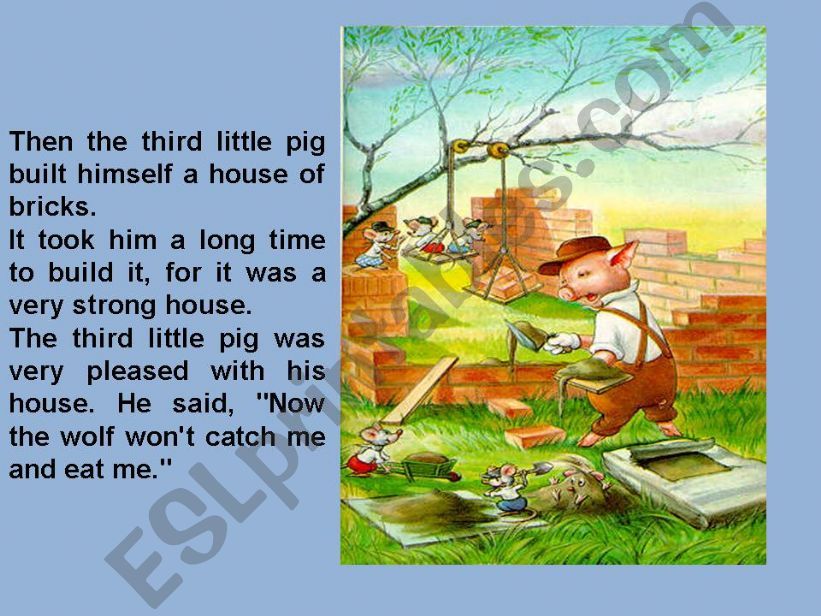 The three little pigs 8 of 21 powerpoint
