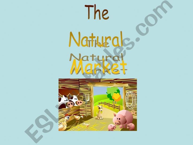 The Natural Market powerpoint
