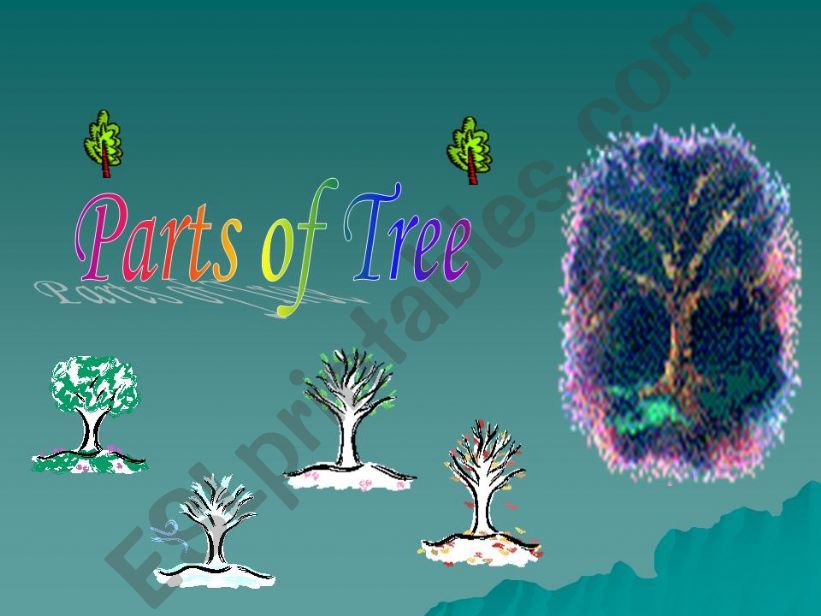 Parts of Tree powerpoint