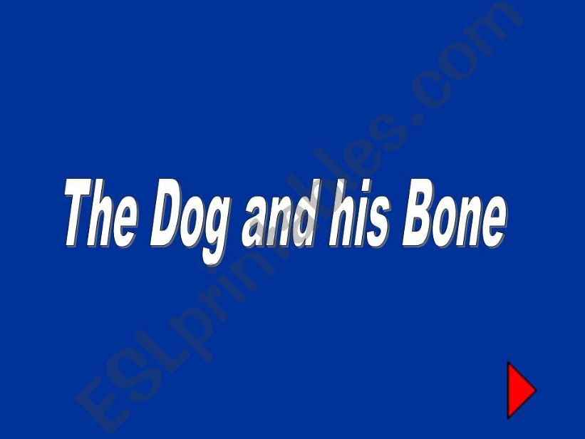 The Dog and his Bone Fable powerpoint