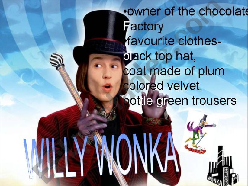 willy wonka  powerpoint