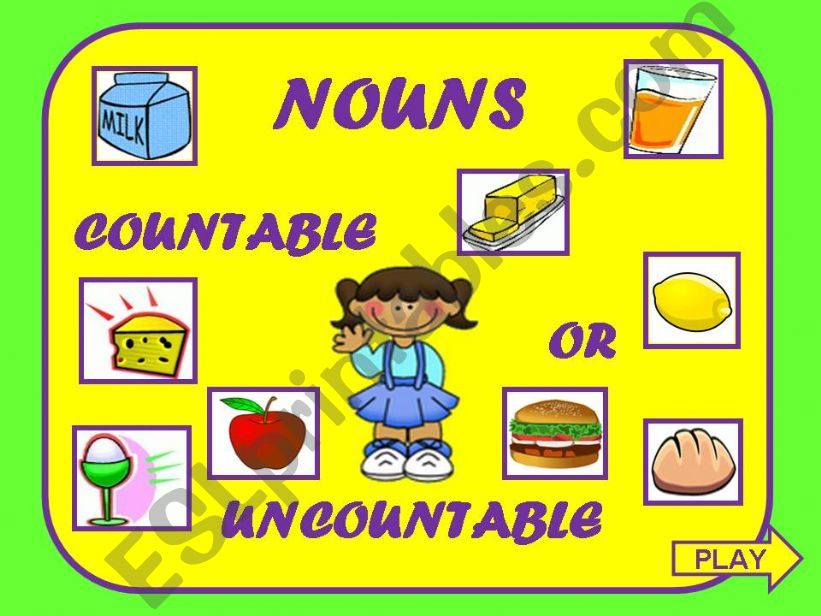 Nouns (countable and uncountable)