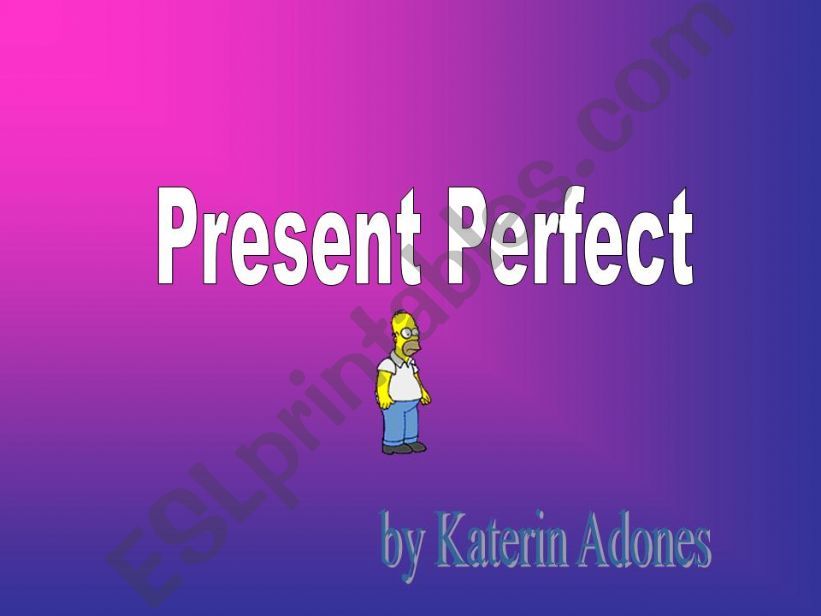 Present Perfect powerpoint