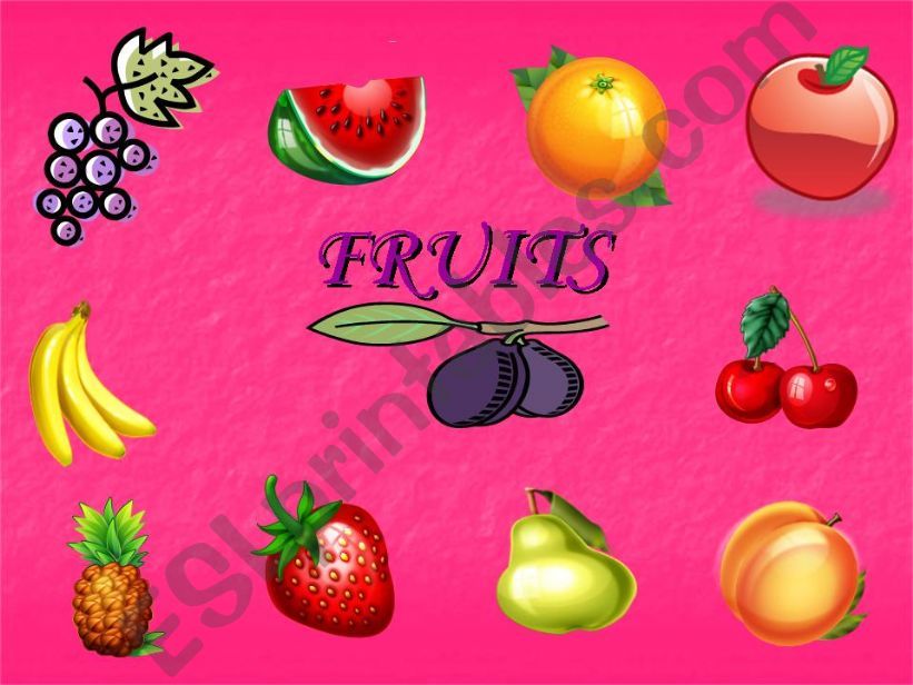 FRUIT powerpoint